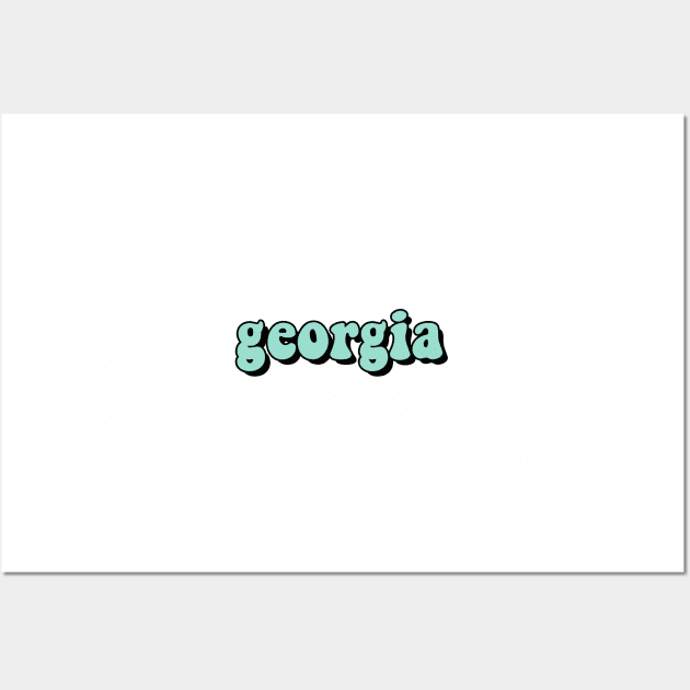 Mint Georgia Wall Art by AdventureFinder